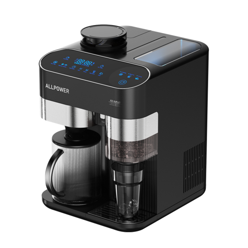 Ice & Hot Drip coffee machine with Grinder